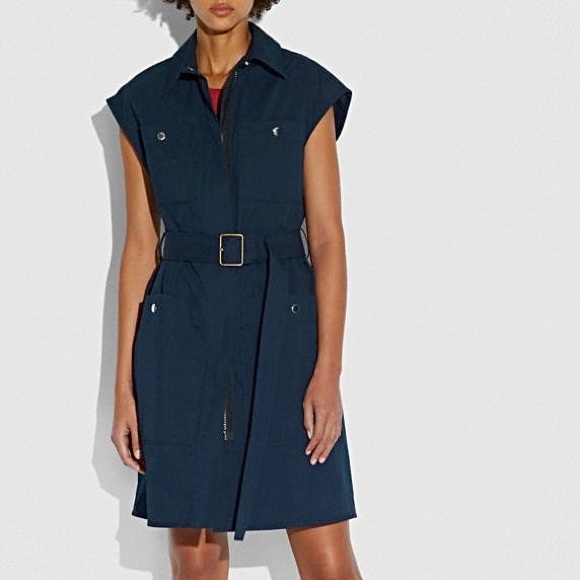 coach trench dress